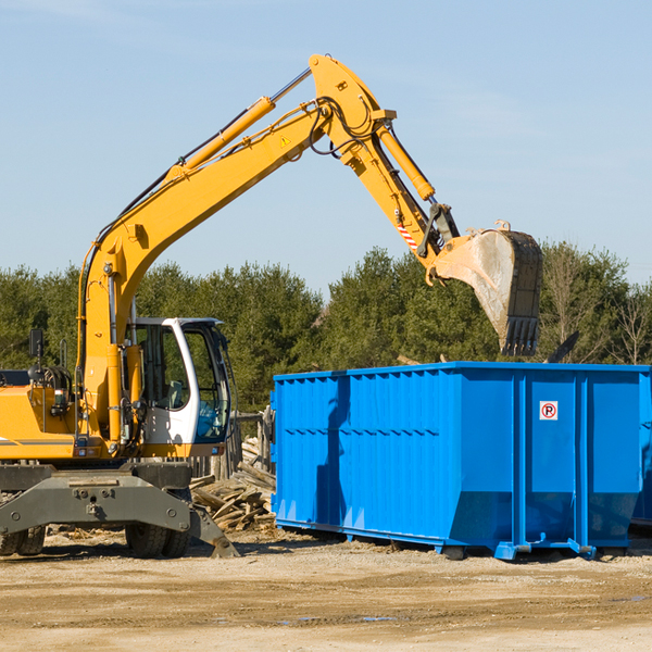 are there any restrictions on where a residential dumpster can be placed in East Millstone NJ